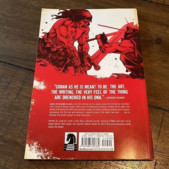 CONAN THE SLAYER VOLUME 1 By Cullen Bunn *Excellent Condition* Graphic Novel - Picture 2 of 5